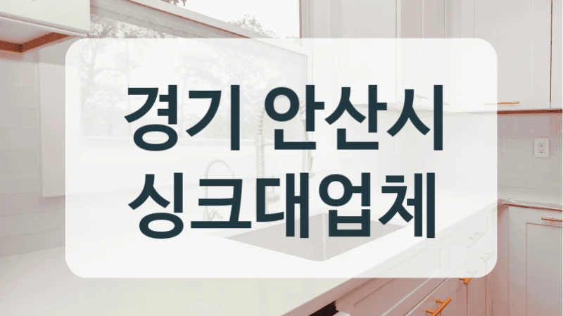 경기 안산시 싱크대업체