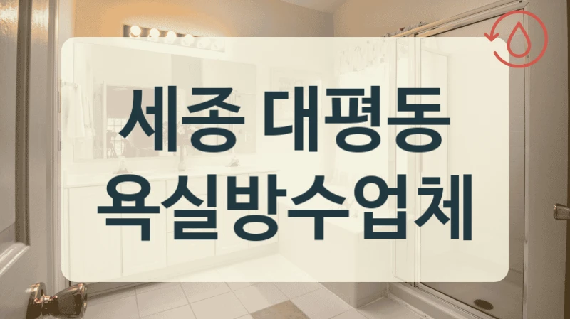 세종 대평동 가성비 좋은 방수 시공 잘하는 곳